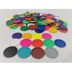 Einkaufswagenchips bunt gemischt 10St.